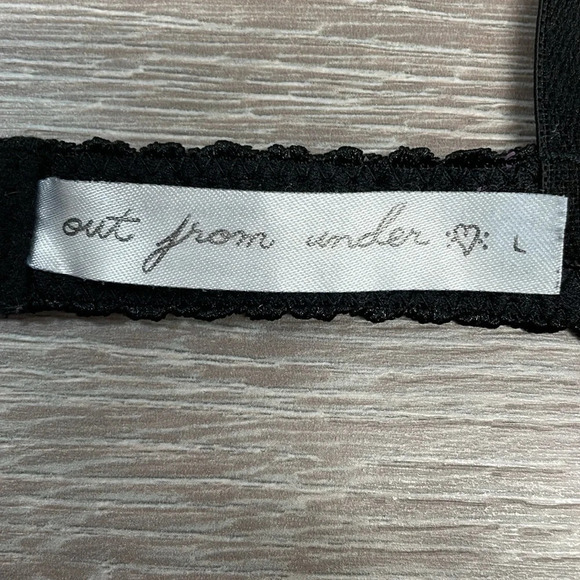 Urban Outfitters Out From Under Black Lace Lined Bralette L - Picture 3 of 15